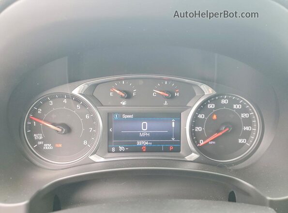 3GKALMEX3KL135878 2019 GMC TERRAIN White Vista del cuadro de instrumentos