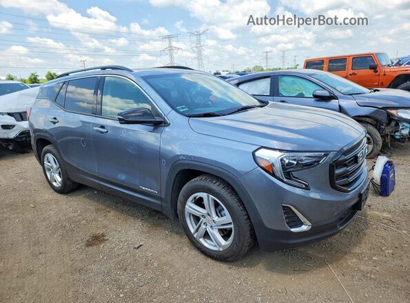 3GKALMEX5JL299437 2018 GMC TERRAIN Gray Przód prawy