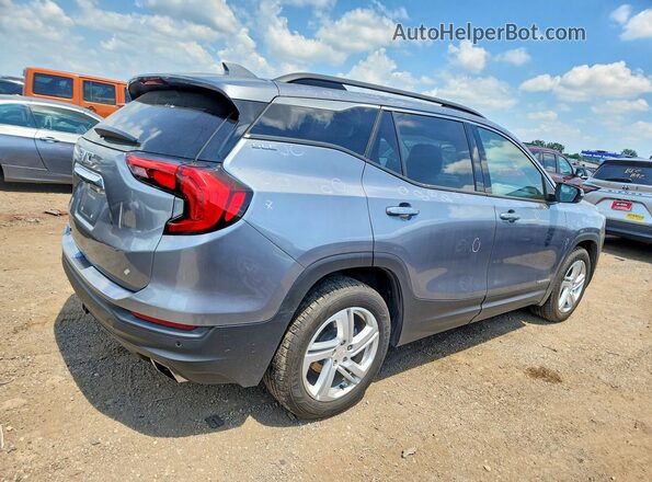 3GKALMEX5JL299437 2018 GMC TERRAIN Gray Tył prawy