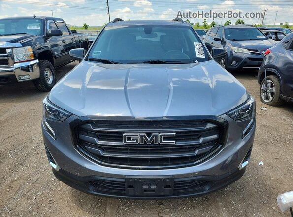 3GKALMEX5JL299437 2018 GMC TERRAIN Gray Widok z przodu