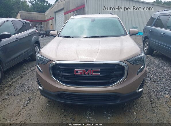3GKALMEX6JL136442 2018 GMC TERRAIN Коричневый Вид щитка приборов
