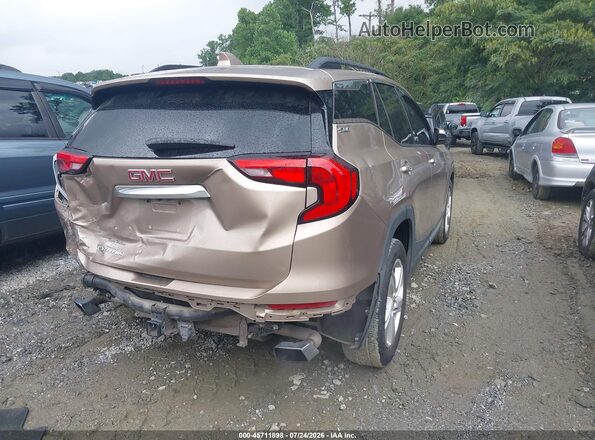 3GKALMEX6JL136442 2018 GMC TERRAIN Коричневый Задняя правая четверть