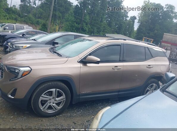 3GKALMEX6JL136442 2018 GMC TERRAIN Коричневый Панорамный вид салона 360°