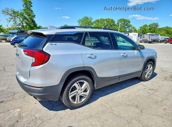 3GKALMEX7JL230863 2018 GMC TERRAIN Silver Trasero derecho