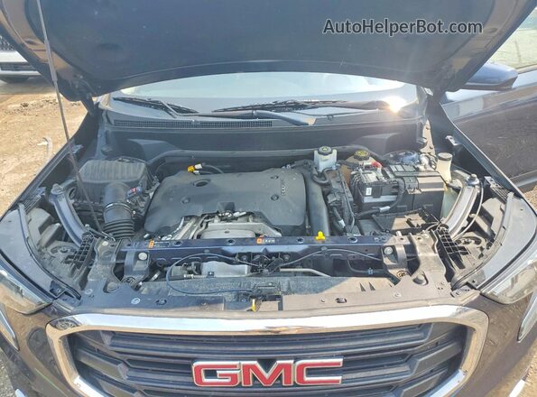 3GKALMEX8JL134689 2018 GMC TERRAIN Blue Вид підкапотного простору