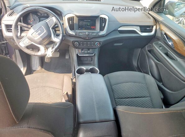 3GKALMEX8JL134689 2018 GMC TERRAIN Blue Вид панелі приладів