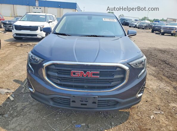 3GKALMEX8JL134689 2018 GMC TERRAIN Blue Вид спереду