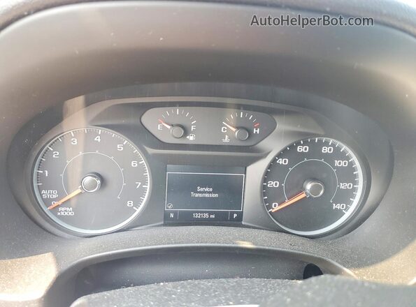 3GKALMEX8JL134689 2018 GMC TERRAIN Blue Вид щитка приладів