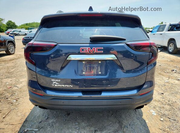 3GKALMEXXJL140221 2018 GMC TERRAIN Blue Widok z tyłu