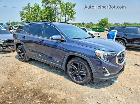 3GKALMEXXJL140221 2018 GMC TERRAIN Blue Przód prawy