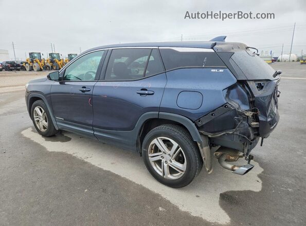3GKALMEXXJL257622 2018 GMC TERRAIN Blue Tył lewy