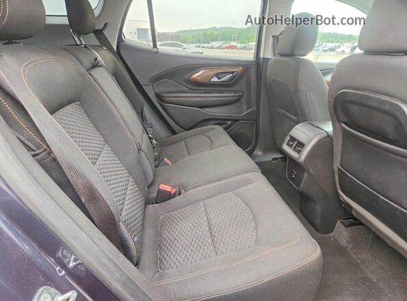 3GKALMEXXJL257622 2018 GMC TERRAIN Blue Widok wnętrza z tyłu