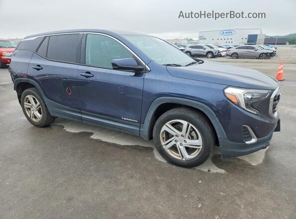3GKALMEXXJL257622 2018 GMC TERRAIN Blue Przód prawy
