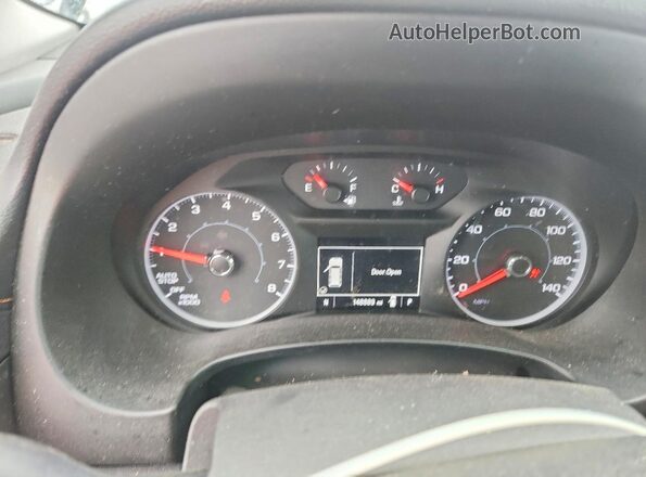 3GKALMEXXJL257622 2018 GMC TERRAIN Blue Widok zestawu wskaźników