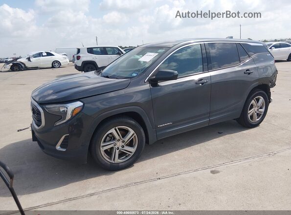 3GKALMEXXKL130693 2019 GMC TERRAIN Gray Przód lewy