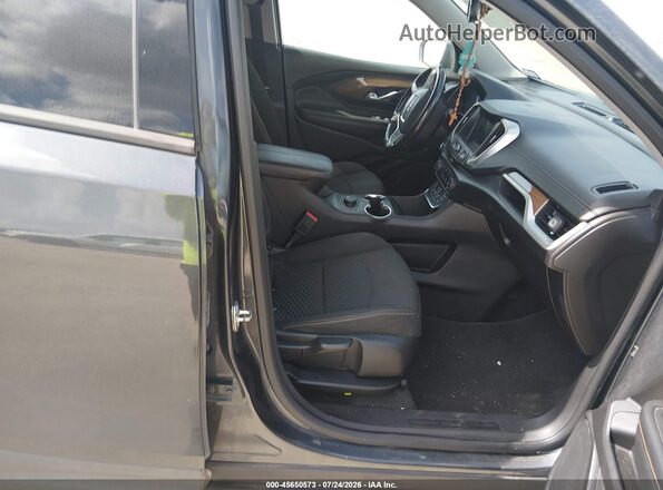 3GKALMEXXKL130693 2019 GMC TERRAIN Gray Widok wnętrza z przodu