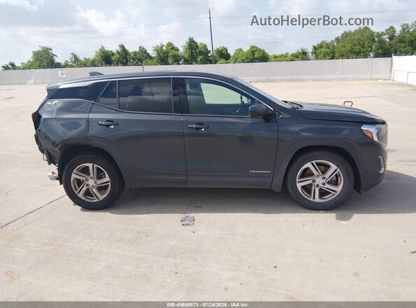 3GKALMEXXKL130693 2019 GMC TERRAIN Gray Widok wnętrza z tyłu
