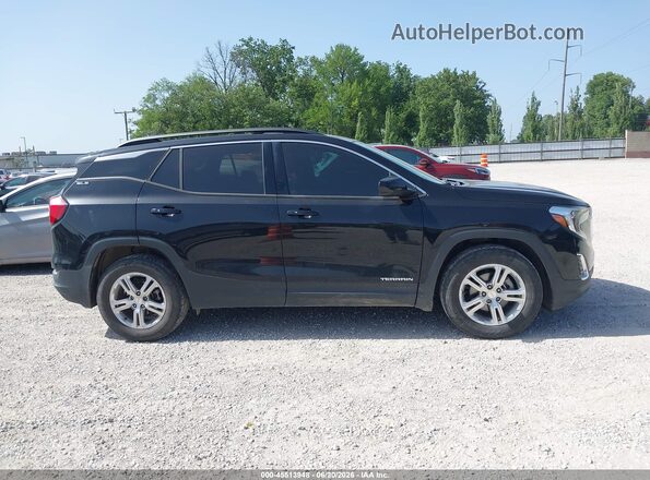 3GKALNEU1JL235780 2018 GMC TERRAIN Black უკანა სალონის ხედი