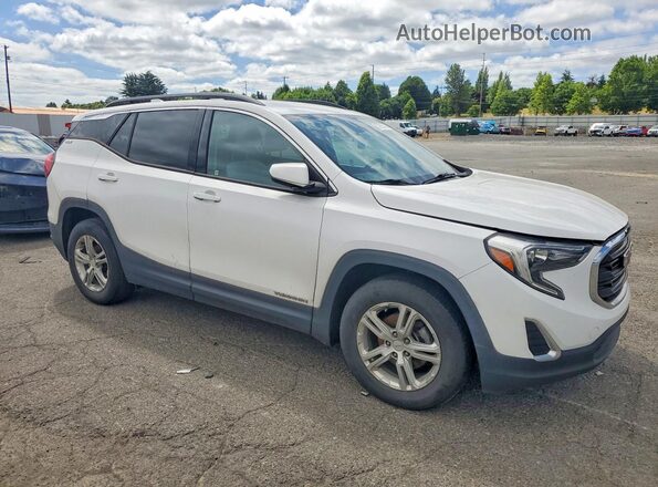 3GKALNEU6JL202886 2018 GMC TERRAIN White Передня права чверть