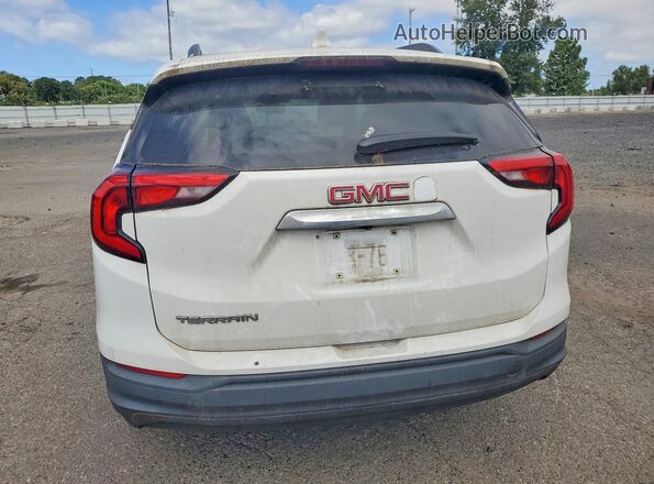 3GKALNEU6JL202886 2018 GMC TERRAIN White Вид ззаду