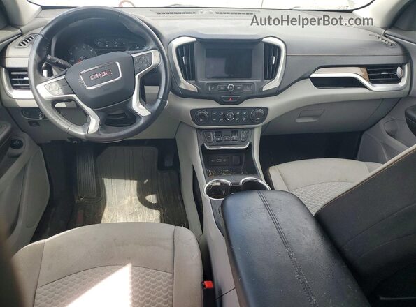 3GKALNEU6JL202886 2018 GMC TERRAIN White Вид панелі приладів