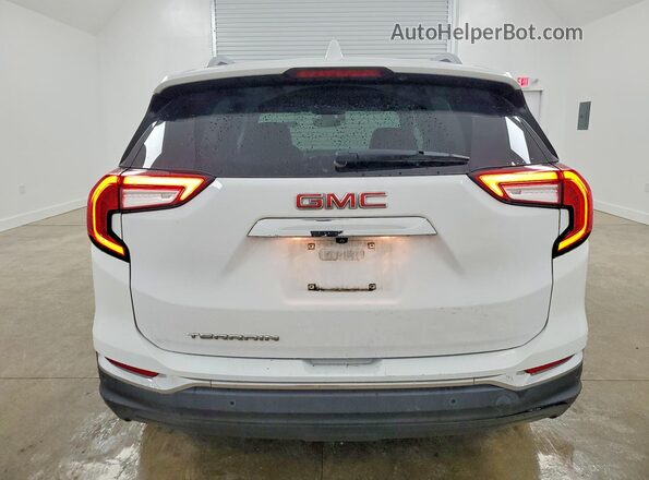 3GKALPEG0PL167924 2023 GMC TERRAIN White Հետևի տեսք