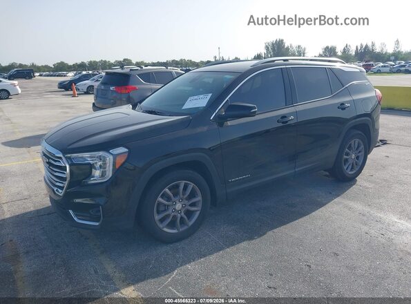 3GKALPEG0PL182262 2023 GMC TERRAIN Black Առջևի ձախ երեք քառորդ տեսարան