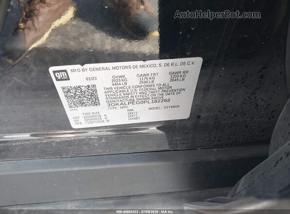 3GKALPEG0PL182262 2023 GMC TERRAIN Black Շարժիչի բաժամունքի տեսք