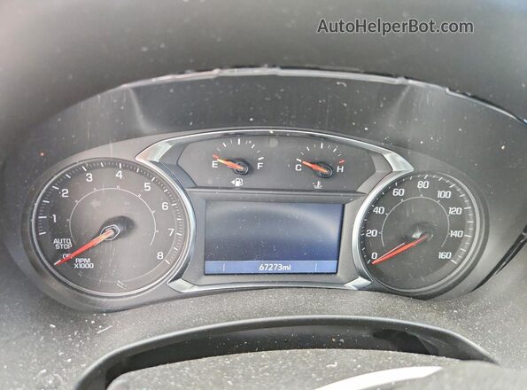 3GKALPEG1RL175713 2024 GMC TERRAIN White Вид щитка приладів
