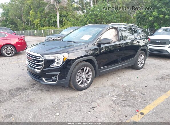 3GKALPEG7PL239654 2023 GMC TERRAIN Black Առջևի ձախ երեք քառորդ տեսարան