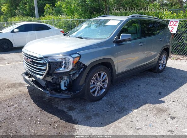 3GKALPEG9PL112310 2023 GMC TERRAIN Gray წინა მარცხენა ხედი სამი მეოთხედიდან