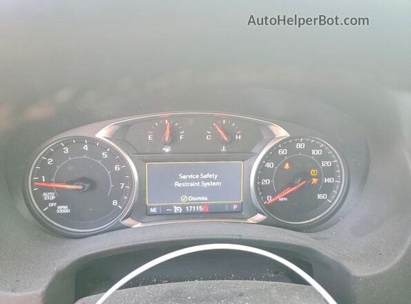 3GKALPEG9PL232947 2023 GMC TERRAIN Белый Вид щитка приборов