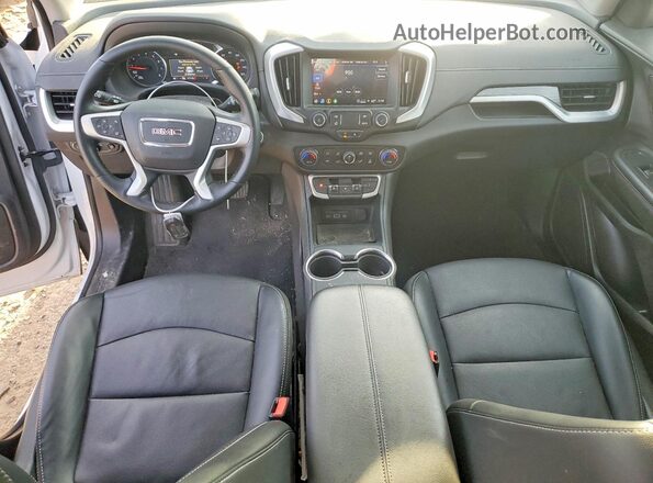 3GKALPEG9PL232947 2023 GMC TERRAIN Белый Вид панели приборов