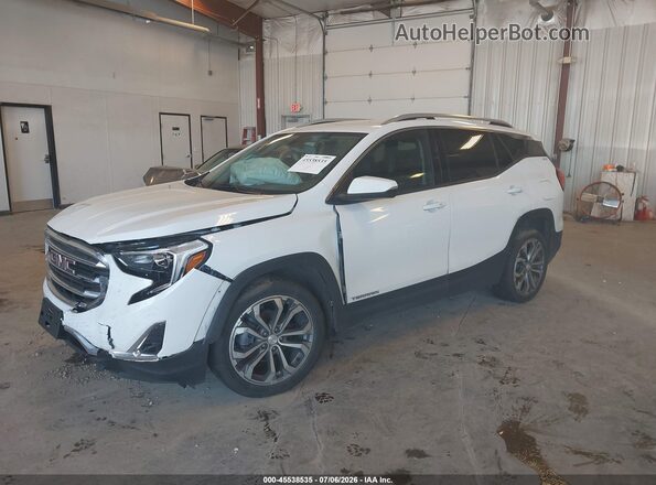 3GKALPEV0KL203151 2019 GMC TERRAIN White Передня ліва чверть