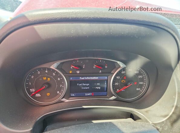 3GKALPEV0KL300060 2019 GMC TERRAIN Red Vista del cuadro de instrumentos