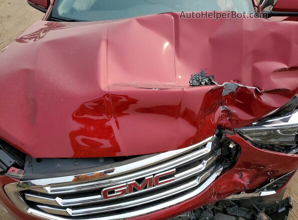3GKALPEV0KL300060 2019 GMC TERRAIN Red Vista del compartimento del motor