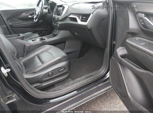 3GKALPEV0KL343524 2019 GMC TERRAIN Black წინა სალონის ხედი