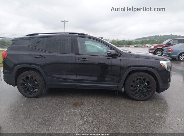 3GKALPEV0KL343524 2019 GMC TERRAIN Black უკანა სალონის ხედი