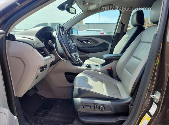 3GKALPEV0LL240265 2020 GMC TERRAIN Gray Вид салону спереду