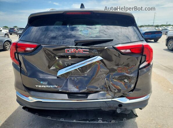 3GKALPEV0LL240265 2020 GMC TERRAIN Gray Вид ззаду