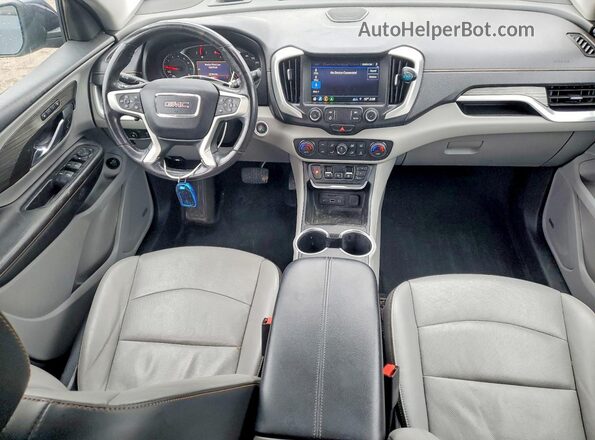 3GKALPEV1KL224784 2019 GMC TERRAIN Blue წინა პანელის ხედი