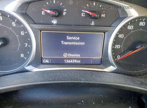 3GKALPEV1KL248096 2019 GMC TERRAIN White Instrument cluster view