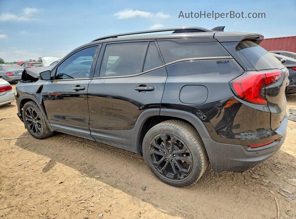 3GKALPEV1ML321857 2021 GMC TERRAIN Black Հետևի ձախ