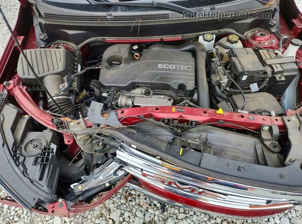 3GKALPEV1ML335080 2021 GMC TERRAIN Red ძრავის განყოფილების ხედი