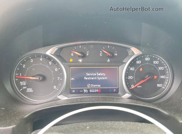 3GKALPEV1NL142087 2022 GMC TERRAIN White Instrument cluster view
