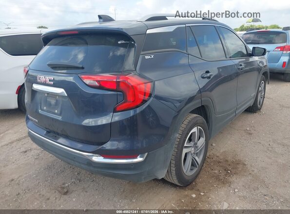 3GKALPEV2JL222556 2018 GMC TERRAIN Синий Задняя правая четверть