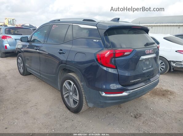 3GKALPEV2JL222556 2018 GMC TERRAIN Синий Задняя левая четверть