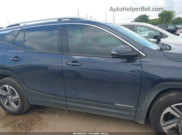 3GKALPEV2JL222556 2018 GMC TERRAIN Синий Панорамный вид салона 360°