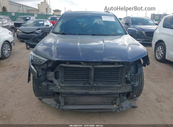 3GKALPEV2JL222556 2018 GMC TERRAIN Синий Вид задней части салона