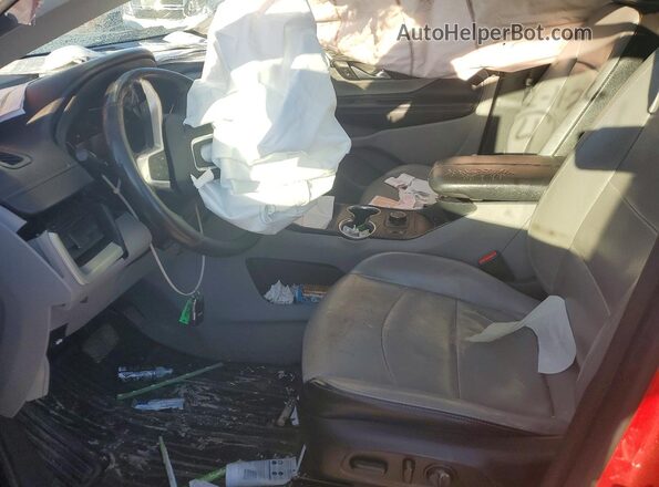 3GKALPEV2KL202566 2019 GMC TERRAIN Red Widok wnętrza z przodu